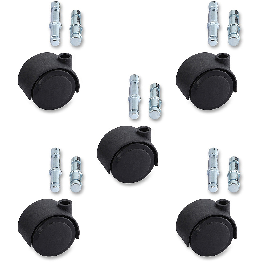 Lorell Premium Soft Dual-Wheel Casters Set (LLR33446)