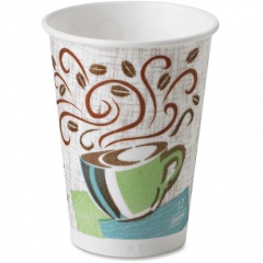 Dixie PerfecTouch Insulated Paper Hot Coffee Cups by GP Pro (5342CDSBPPK)