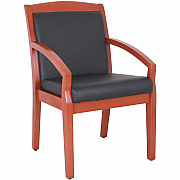 Lorell Sloping Arms Wood Frame Guest Chair (LLR20014)
