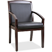 Lorell Sloping Arms Wood Frame Guest Chair (LLR20015)