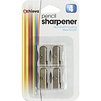 Officemate Achieva Aluminum Pencil Sharpeners, 4PK (OIC30218)