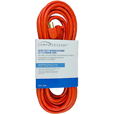 Compucessory Heavy-duty Indoor/Outdoor Extension Cord (CCS25148)