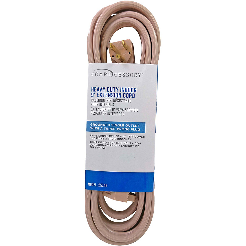 Compucessory Heavy Duty Indoor Extension Cord (CCS25146)
