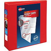 Avery Heavy-Duty View Red 3" Binder (AVE79325)