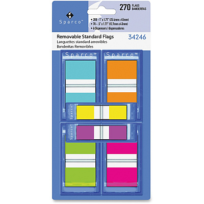 Sparco Assorted Pop-Up Flags Combo Pack (SPR34246)