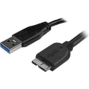 StarTech 15cm 6in Slim Usb 3.0 Micro B Cable (USB3AUB15CMS)