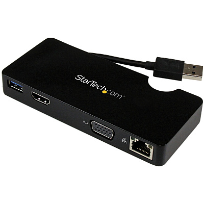 StarTech Dock, Travel - Usb 3.0, Hdmi Or Vga (USB3SMDOCKHV)