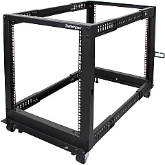 StarTech 12u 19in Open Frame Server Rack 22-40in (4POSTRACK12U)