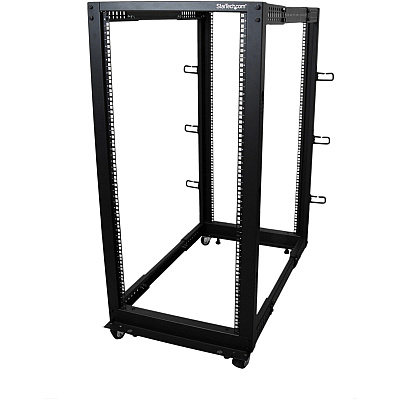 StarTech 25u Adjustable Depth 4 Post Server Rack (4POSTRACK25U)