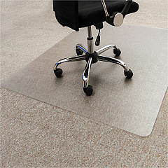 Ecotex Enhanced Polymer Rectangular Chair Mat for Carpets up to 3/8" - 36" x 48" (FLRECO113648EP)