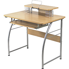Lorell Computer Desk with Upper Shelf (LLR14337)