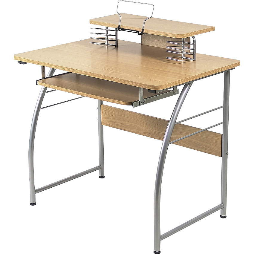 Lorell Computer Desk with Upper Shelf (LLR14337)
