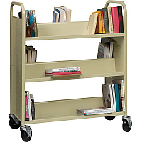 Lorell Double-sided Book Cart (LLR49202)