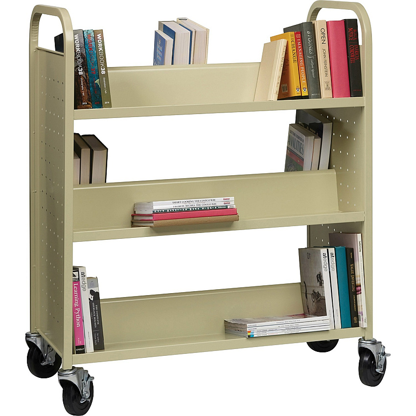 Lorell Double-sided Book Cart (LLR49202)