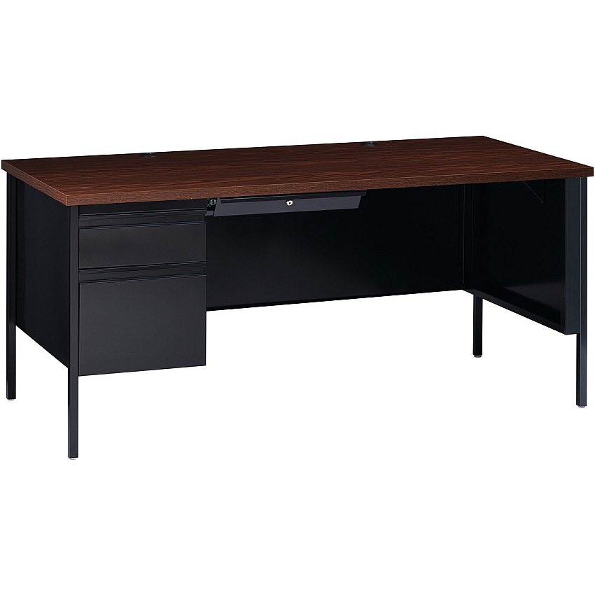 Lorell Fortress Series Left-Pedestal Desk (LLR60918)