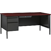 Lorell Fortress Series Left-Pedestal Desk (LLR60919)