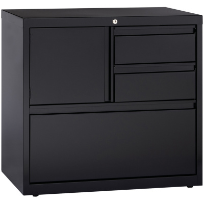 Lorell 30" Personal Storage Center Lateral File - 3-Drawer (60933)