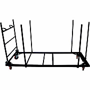 Lorell Blow-Mold Rectangular Table Trolley Cart (LLR65956)