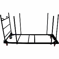 Lorell Blow-Mold Rectangular Table Trolley Cart (LLR65956)