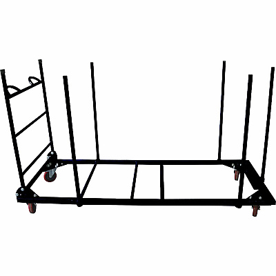 Lorell Blow-Mold Rectangular Table Trolley Cart (LLR65956)