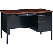 Lorell Fortress Series 48" Right Single-Pedestal Desk (LLR66902)