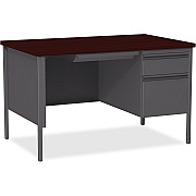 Lorell Fortress Series 48" Right Single-Pedestal Desk (LLR66903)