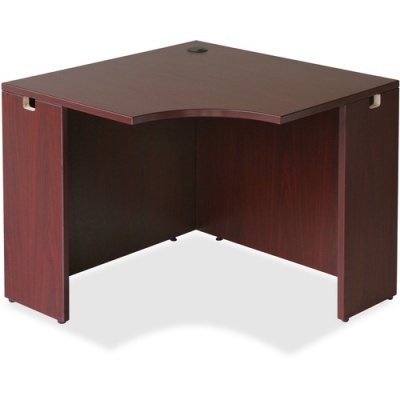Lorell Essentials Series Mahogany Corner Desk (69872)