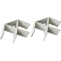 Lorell 90-Degree Panel Connectors (LLR90260)