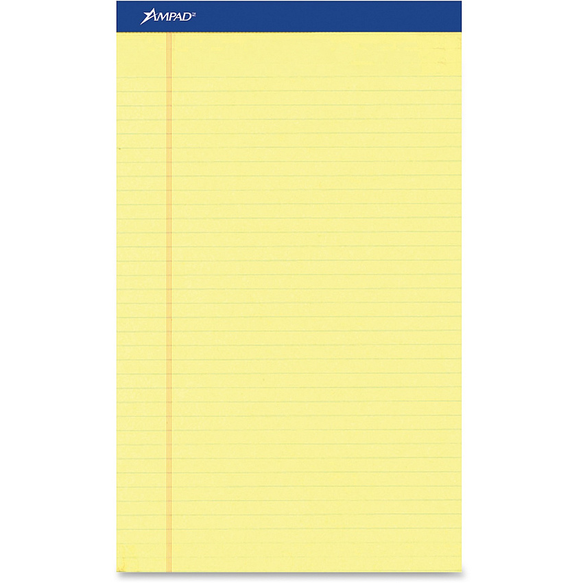 Ampad Perforated Ruled Pads - Letter (TOP20220)