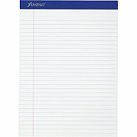 Ampad Perforated Ruled Pads - Letter (TOP20320)