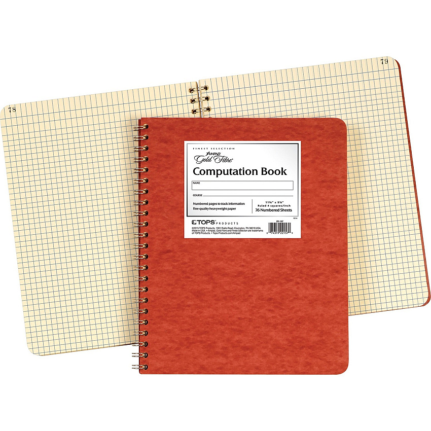 Ampad Retro Computation Notebook (TOP22157)
