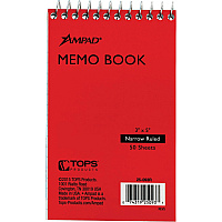 Ampad Topbound Memo Notebook (TOP25093)
