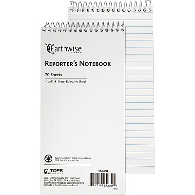 Ampad Earthwise Reporter's Notebook (TOP25280)