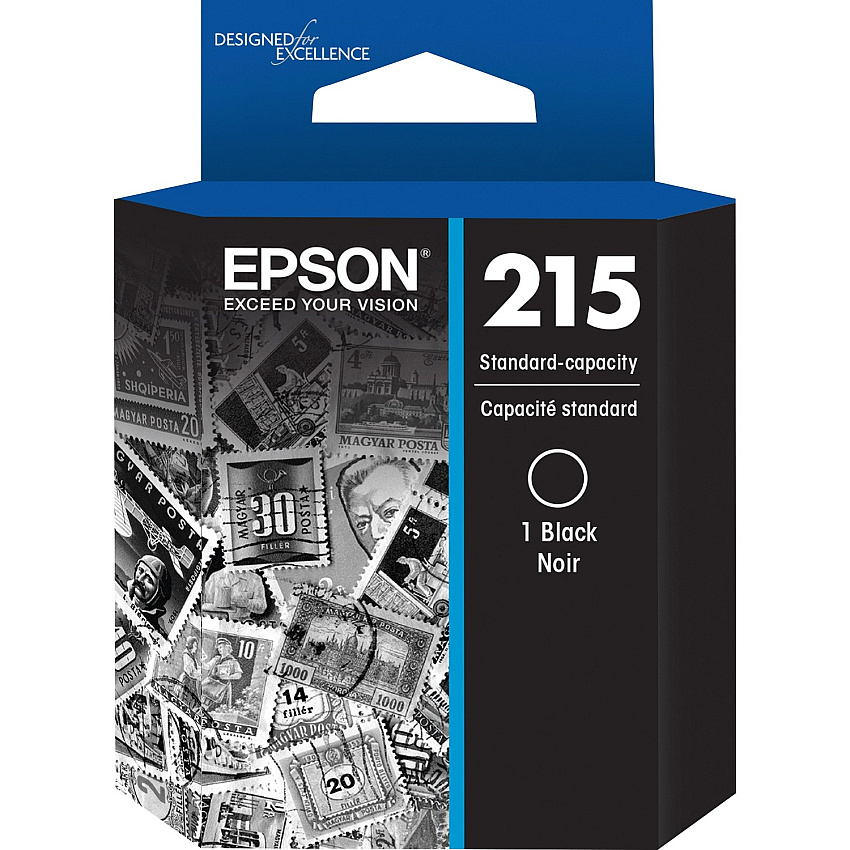 Epson 215 Original Inkjet Ink Cartridge - Black - 1 Each (EPST215120S)