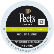 Peet's Coffee K-Cup House Blend Decaf Coffee (6544)