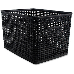 Advantus Plastic Weave Bin (AVT40328)