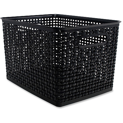 Advantus Plastic Weave Bin (AVT40328)