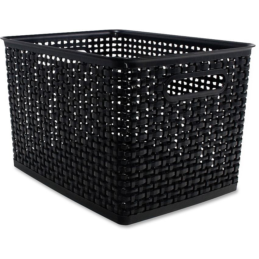 Advantus Plastic Weave Bin (AVT40328)