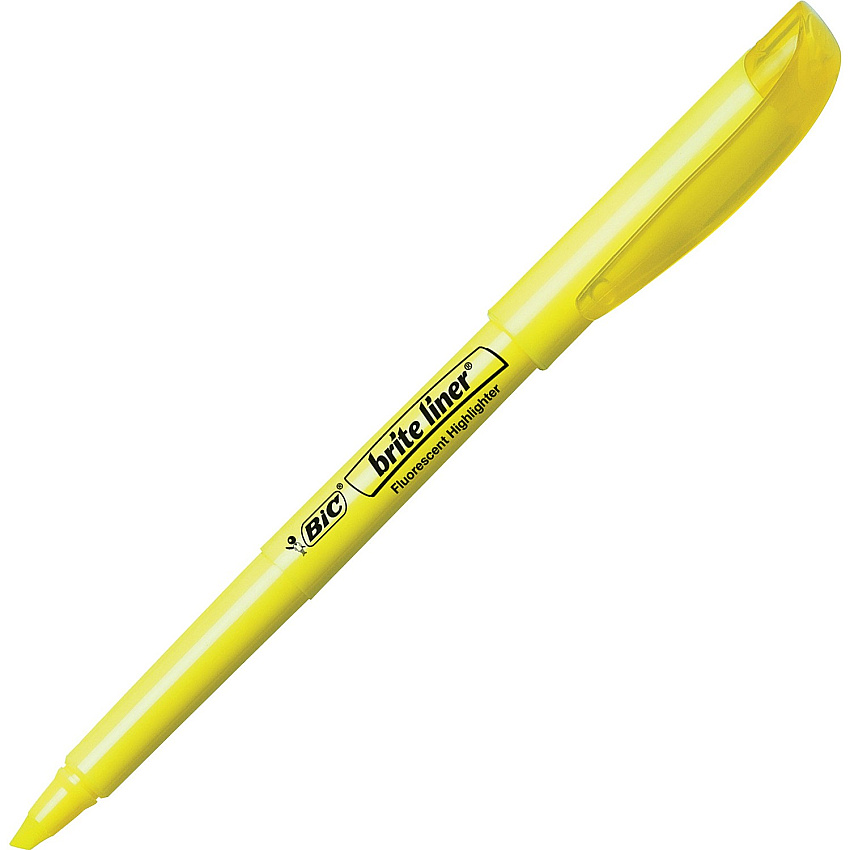 BIC Brite Liner Highlighters (BICBL241YW)