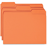 Business Source 1/3 Tab Cut Recycled Top Tab File Folder (BSN44105)