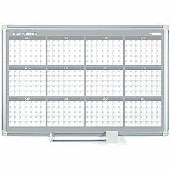 MasterVision 48" 12-month Calendar Planning Board (BVCGA05106830)