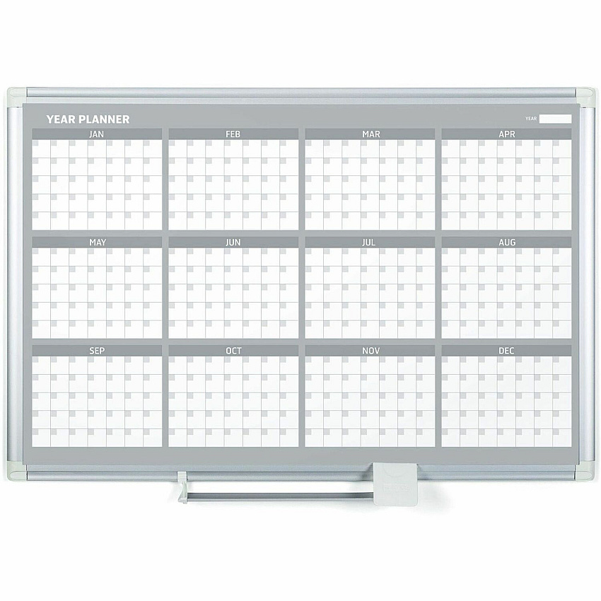 MasterVision 48" 12-month Calendar Planning Board (BVCGA05106830)