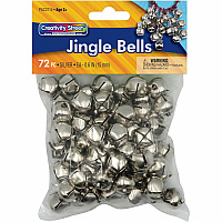 Creativity Street Silver Jingle Bells (PAC3114)