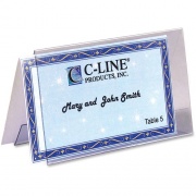C-Line Scored Name Tent Cardstock for Laser/Inkjet Printers (87527)