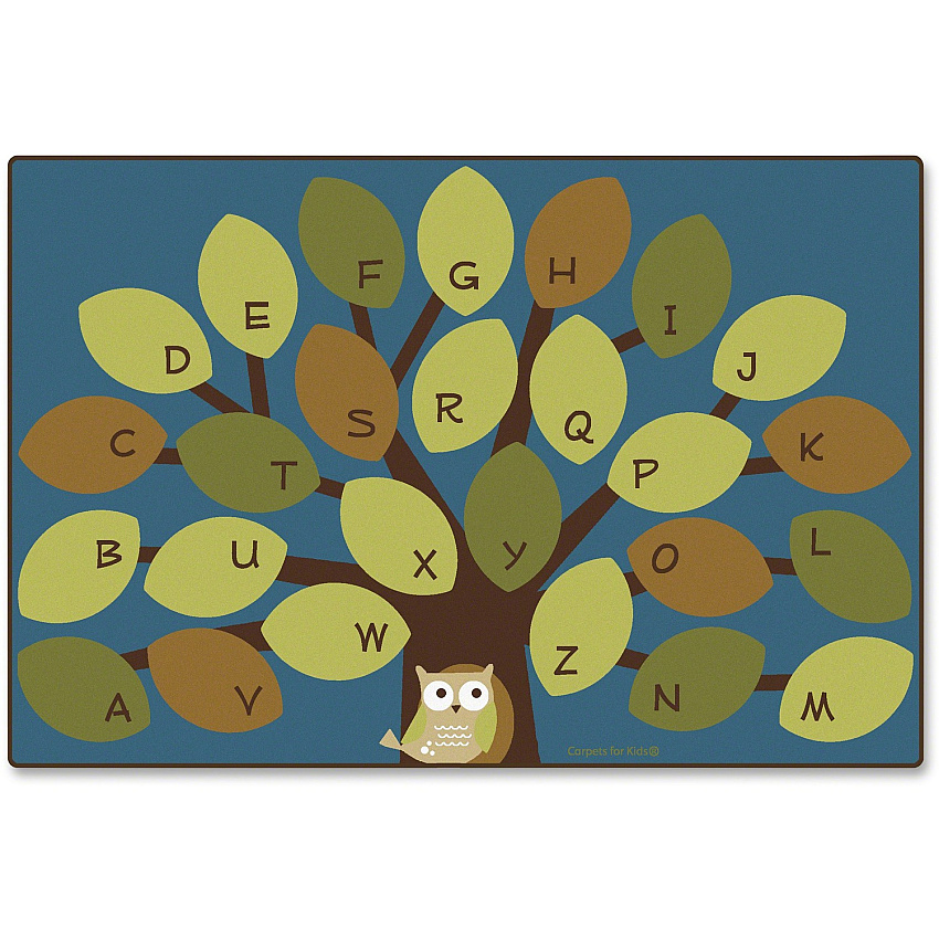 Carpets for Kids Premium Owl-phabet Tree Woodland Rug (20726)