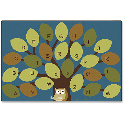 Carpets for Kids Premium Owl-phabet Tree Woodland Rug (20728)