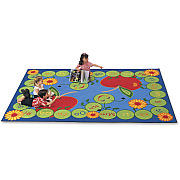 Carpets for Kids Premium ABC Rectangle Caterpillar Rug (2201)