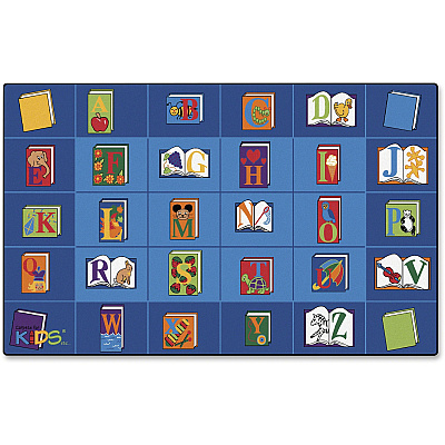 Carpets for Kids Premium Reading Book Rectangle Seating Rug (2613)