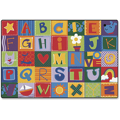 Carpets for Kids KIDSoft™ Toddler Alphabet Blocks Rug (3802)
