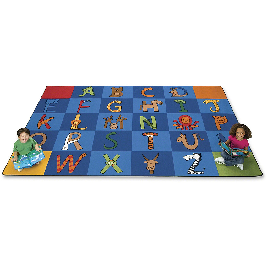 Carpets for Kids Premium A to Z Animals Area Rug (5534)